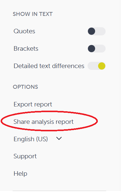 How can my students share their reports?